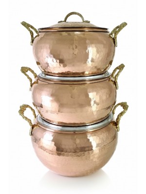 Emsan Güveç Bakır Tencere Seti